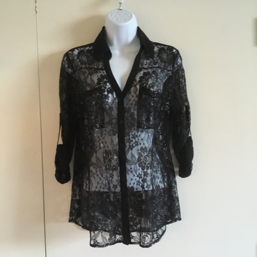 Express Metallic Lace Portofino Size S